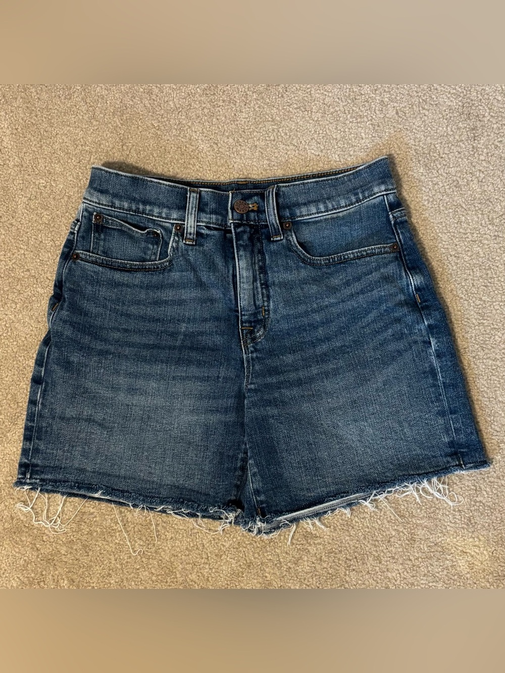J. Crew High Waisted Denim Shorts